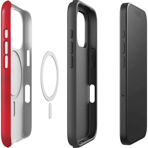 Denmark Soccer Flag iPhone 16 Pro Magsafe Impact Case